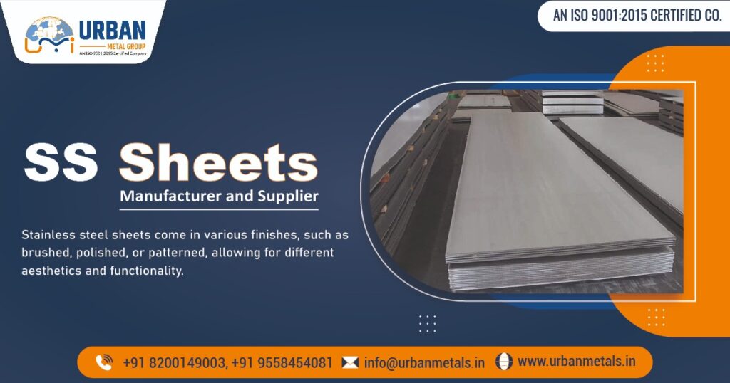 Supplier of SS Sheets in India